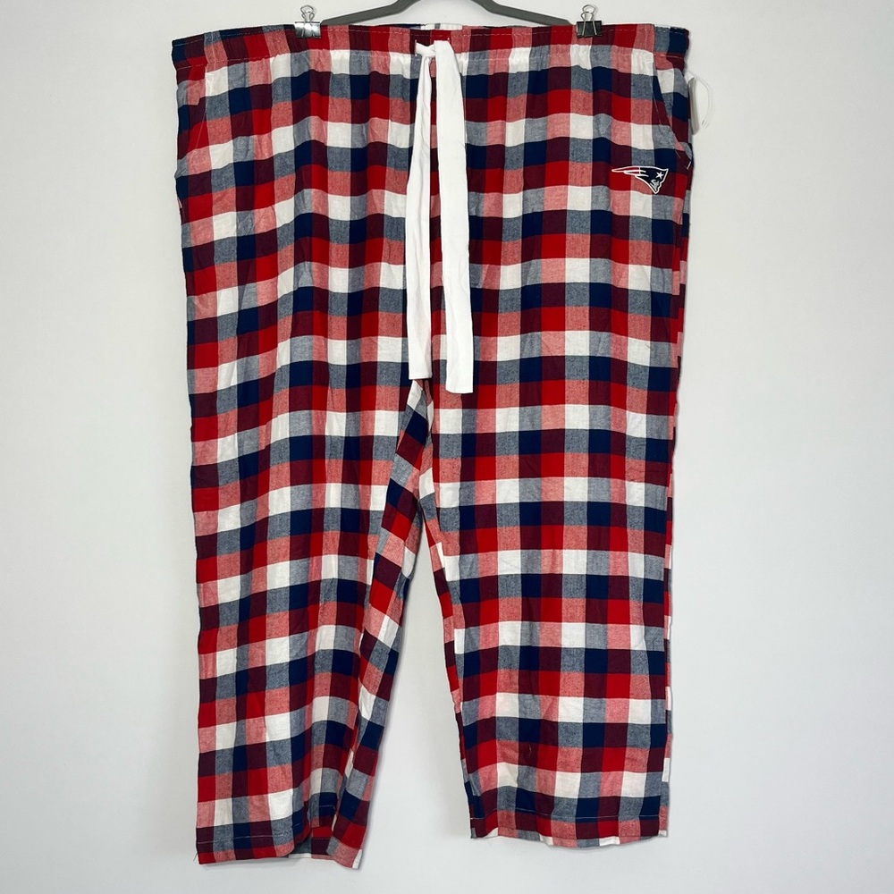 NEW ENGLAND PATRIOTS WOMEN'S SLEEP LOUNGE PANTS PAJAMAS 4X FLANNEL NFL Clearance